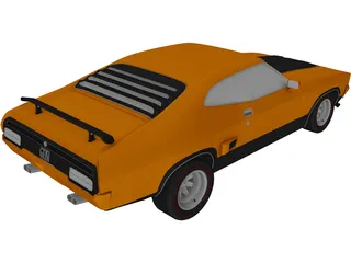 Ford Falcon Coupe GT351 (1973) 3D Model preview