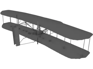 Wright Flyer 3D Model preview