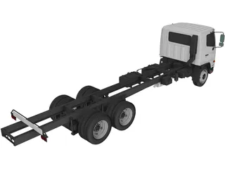 Hino 500 (2016) 3D Model preview