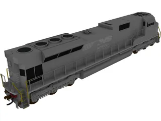 Norfolk Southern SD70ACe 3D Model preview