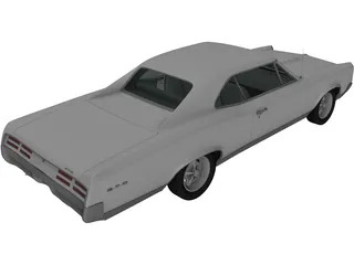 Pontiac GTO (1967) 3D Model preview
