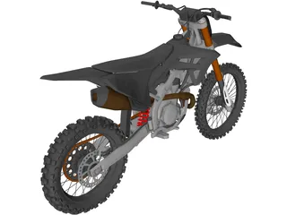 Honda CRF450 3D Model preview