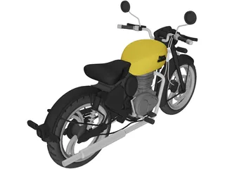 Royal Enfield Classic 350 3D Model preview