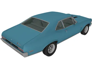 Chevrolet Nova SS (1970) 3D Model preview