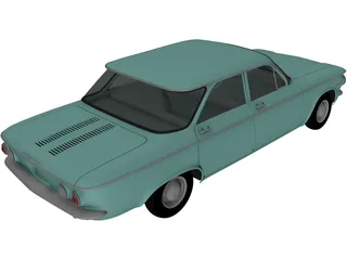 Chevrolet Corvair Sedan (1960) 3D Model preview