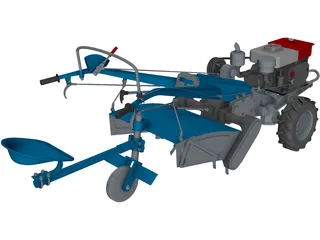 Tractor 3D Model preview