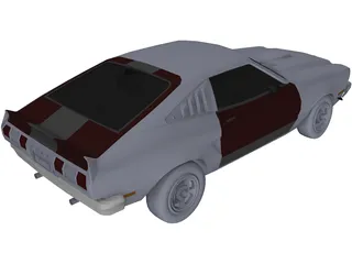 Ford Mustang Cobra II (1976) 3D Model preview