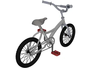 BMX Bike 3D Model preview