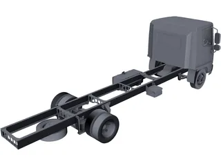 Hino 500 3D Model preview