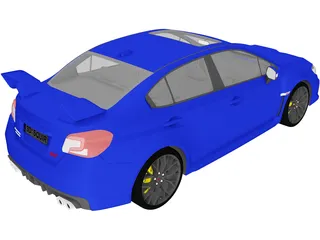 Subaru WRX STI [S209] (2019) 3D Model preview