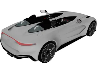 Aston Martin V12 Speedster (2021) 3D Model preview