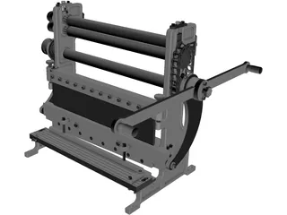 Multi Functional Sheet Metal Machine 3D Model preview