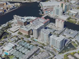 Tampa City, USA (2023) 3D Model preview