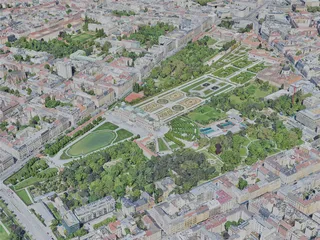 Vienna City, Austria (2023) 3D Model preview
