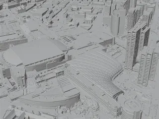 Manchester City, UK (2023) 3D Model preview
