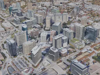 Dallas City, TX, USA (2022) 3D Model preview
