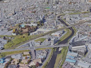 Utsunomiya City, Japan (2022) 3D Model preview
