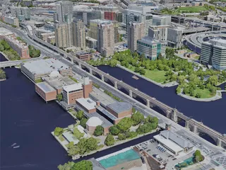 Boston City, USA (2023) 3D Model preview