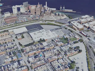 Baltimore City, USA (2023) 3D Model preview