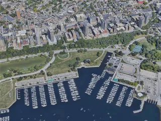 Milwaukee City, USA (2022) 3D Model preview