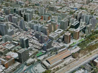 Santiago City, Chile (2022) 3D Model preview