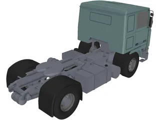 Volvo F-12 3D Model preview