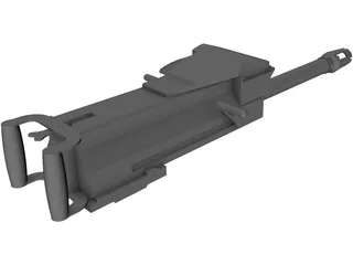 MK19 Grenade Launcher 3D Model preview