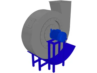 Pump 3D Model preview