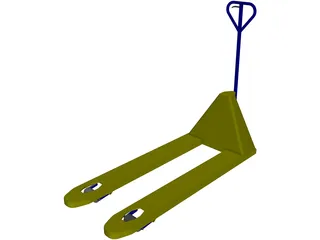 Pallet Truck 3D Model preview