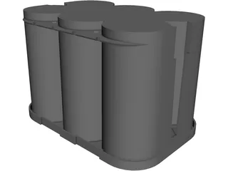 Optima Battery 3D Model preview