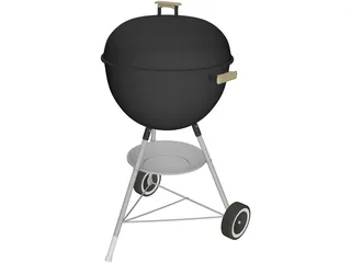 Grill Webber 3D Model preview