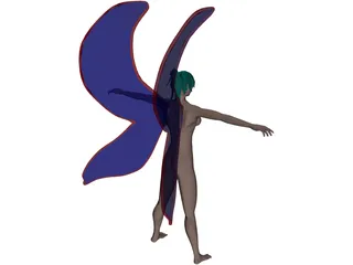 Wood Fairy 3D Model preview