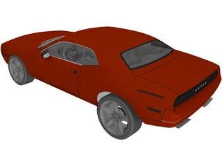 Dodge Challenger (2009) 3D Model preview