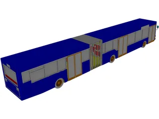MAN Bus NG272 3D Model preview