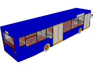 MAN Bus NL202 3D Model preview