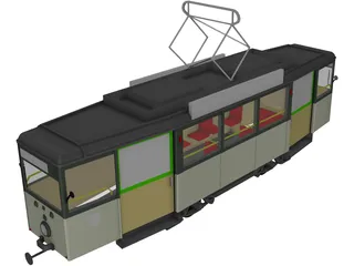 TRAM 1945 3D Model preview
