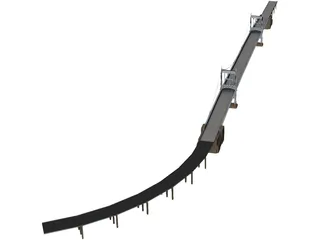 Triborough Bridge 3D Model preview