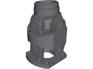 Doble Cardan Joint 3D Model preview