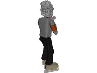 Ice Hockey Referee 3D Model preview