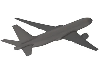 Boeing 777 3D Model preview