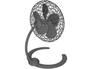 Fan 3D Model preview