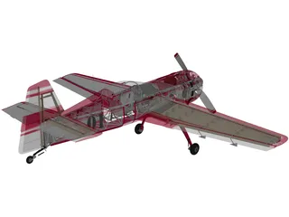 Sukhoi Su-26 3D Model preview