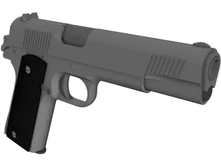 M1911A1 3D Model preview