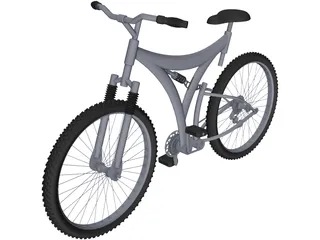 Bike Mountain 3D Model preview