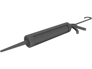 Silicon Spritze 3D Model preview