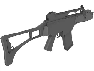 Heckler&Koch G36C 3D Model preview