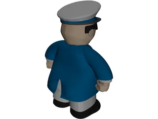 Captain 3D Model preview