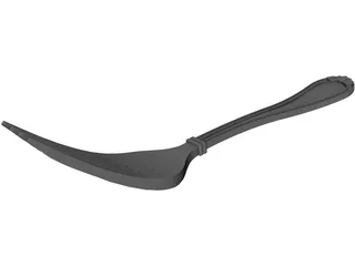 Fork 3D Model preview