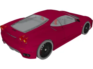 Ferrari F430 3D Model preview