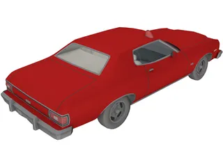 Ford Gran Torino 3D Model preview